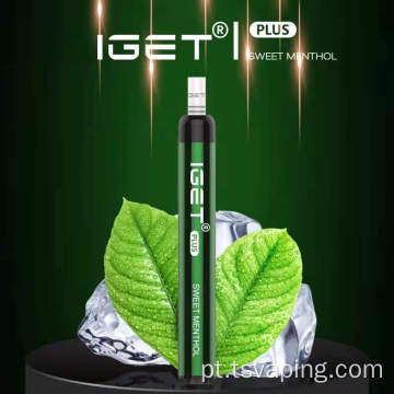 Melhor caneta vape descartável 1200 puffs iget plus